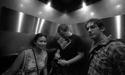 Elevator to Leica gallery