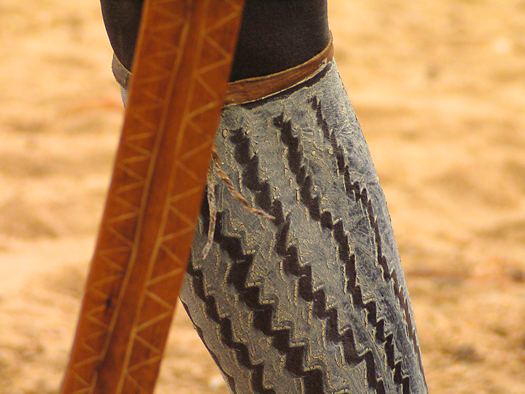 Patterns in wood and flesh