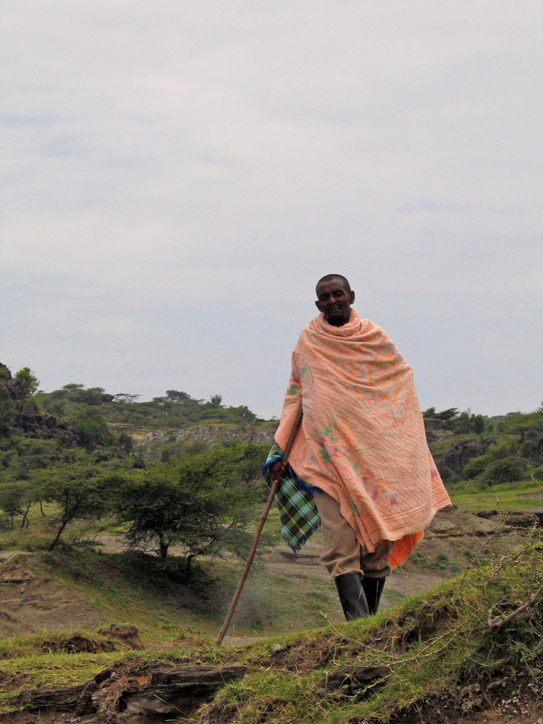 Man in Abiata-Shala NP