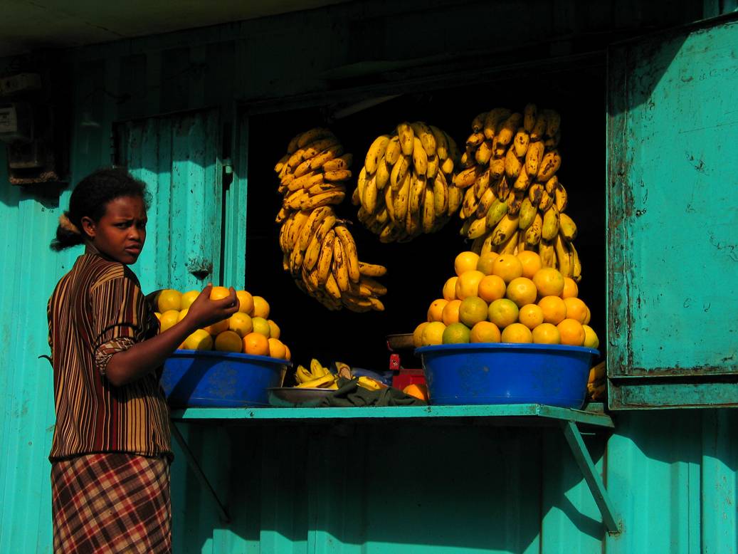 Fruit stall in Gonder