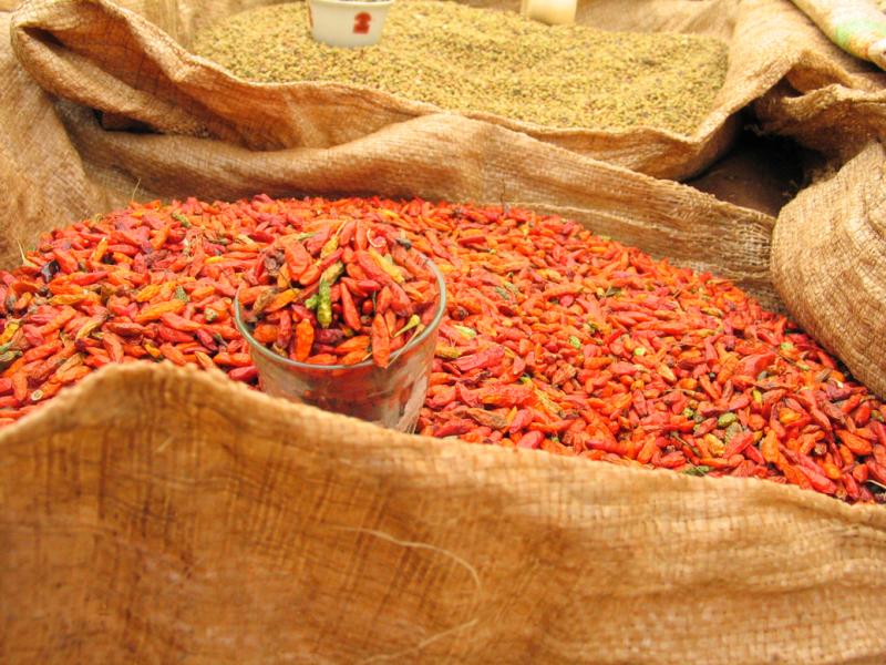 Red peppers