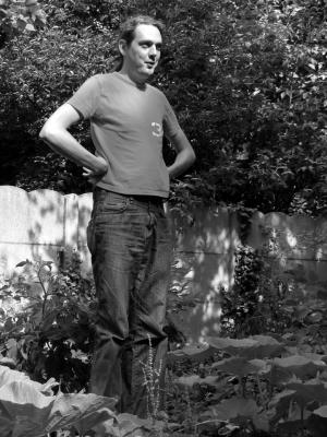 Geert in garden