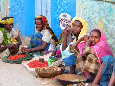 Market women in Harar