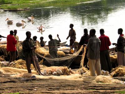 Fishermen at Lake Awasa