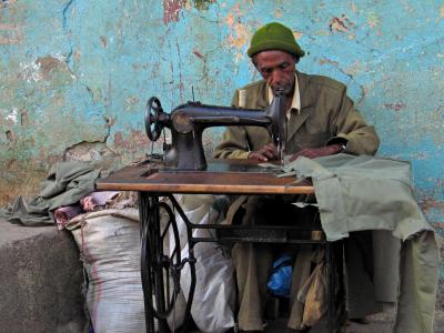 Tailor at work