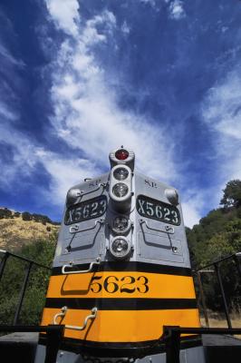 Riding SP X5623 in The Niles Canyon