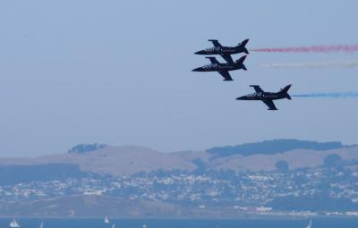Blue Angels and Friends Over the Bay