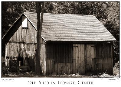 07Jun05 Old Shed in Ledyard Center