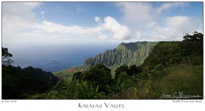 03July05 Kalalau Valley Panorama