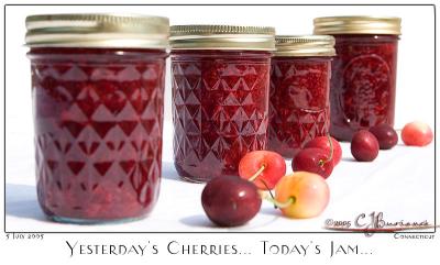 05July05 Yesterdays Cherries.. Todays Jam..