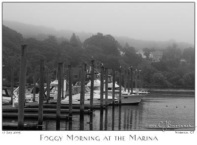 17July05 Foggy Morning at the Marina - 3507
