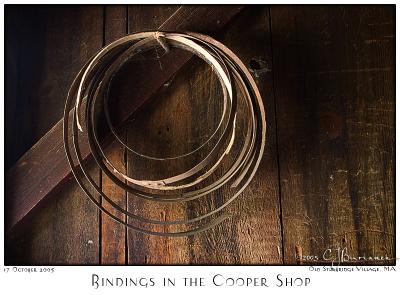17Oct05 Bindings in the Cooper Shop - 6400