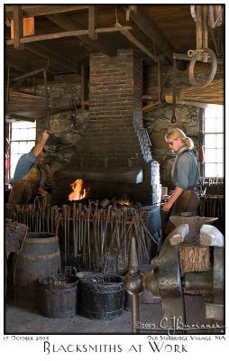 17Oct05 Blacksmith at Work- 6415