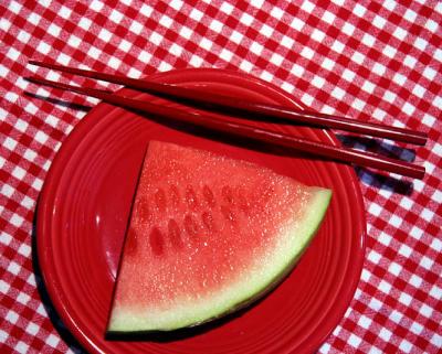 Eating Watermelon with Chopsticks