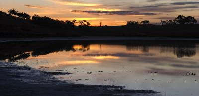 Sunset On Lake