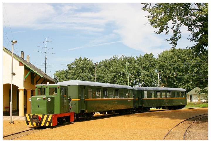 Hungarian narrow gauge train
