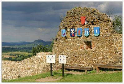 On the Szigliget castel ruin