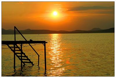 Evening at the Balaton lake II