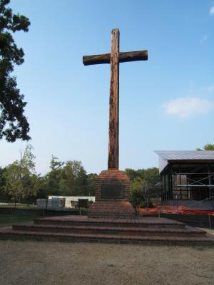 Large Memorial Cross - Jamestowne Island - Jamestown, Virginia