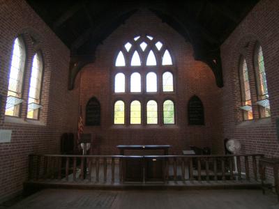Inside Church - Jamestowne Island - Jamestown, Virginia