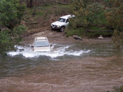 RUSTY  CROSSING THE WONGUNGURRA