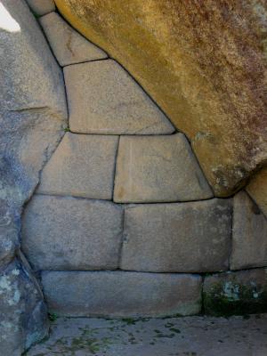 Inca stonework at its finest does not require mortar