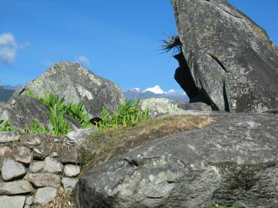 The Vilcanota Mountain Range from Machu Picchu