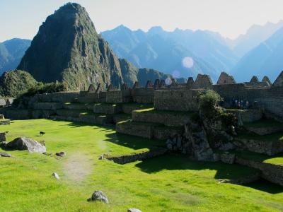 Machu PIcchu plaza