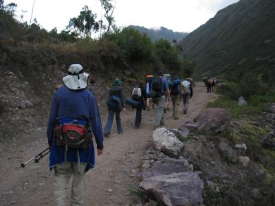 The trail out of Lares