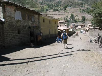 Huilloc, end of the hike