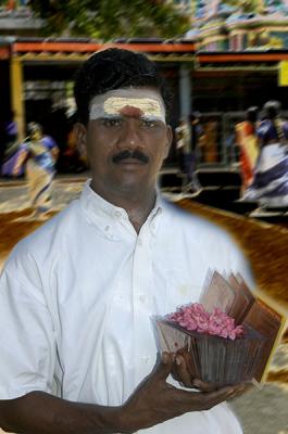 temple vendor, thanjavur