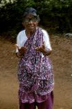 village woman, auroville