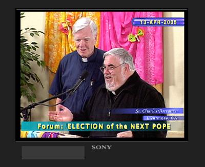 Fr. Richard and Fr. Bob on TV