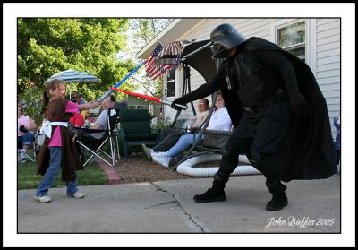 jedi Emily strikes out at Vader