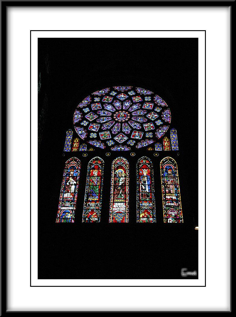 Chartres cathedral, rose window