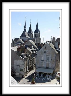 View on city of Blois