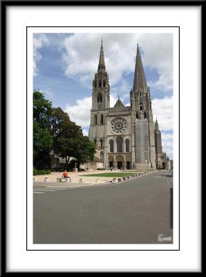 Chartres cathedral, front