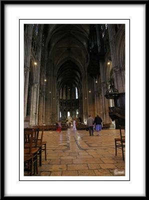 Chartres cathedral, the maze in the floor