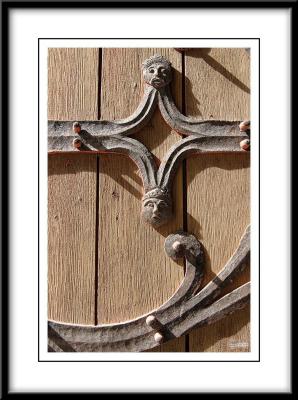 Fontevraud, Church door