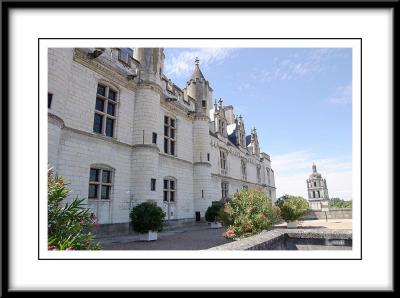 Loches castle, backside