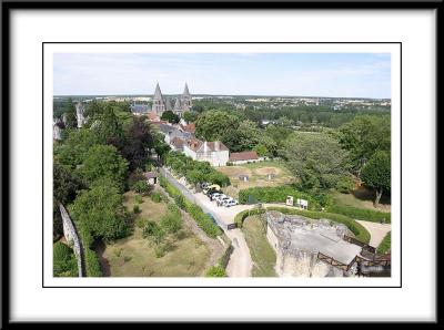 Loches, view from donjon