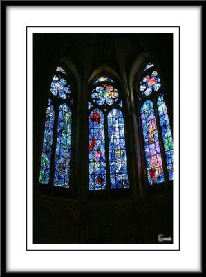 Stained windows by Chagall