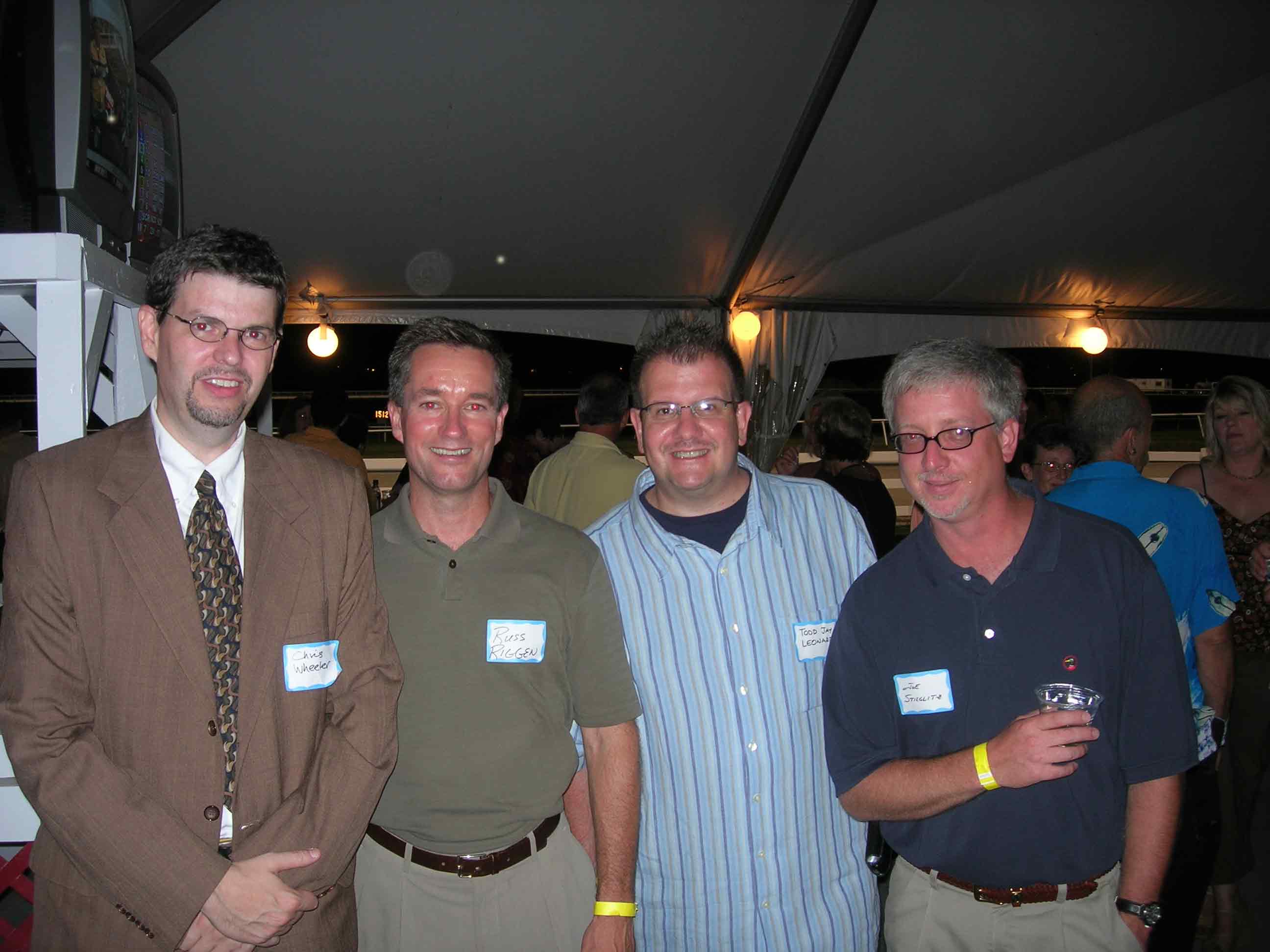 Chris Wheeler, Russ Riggen, Todd Jay Leonard, and Joe Stieglitz