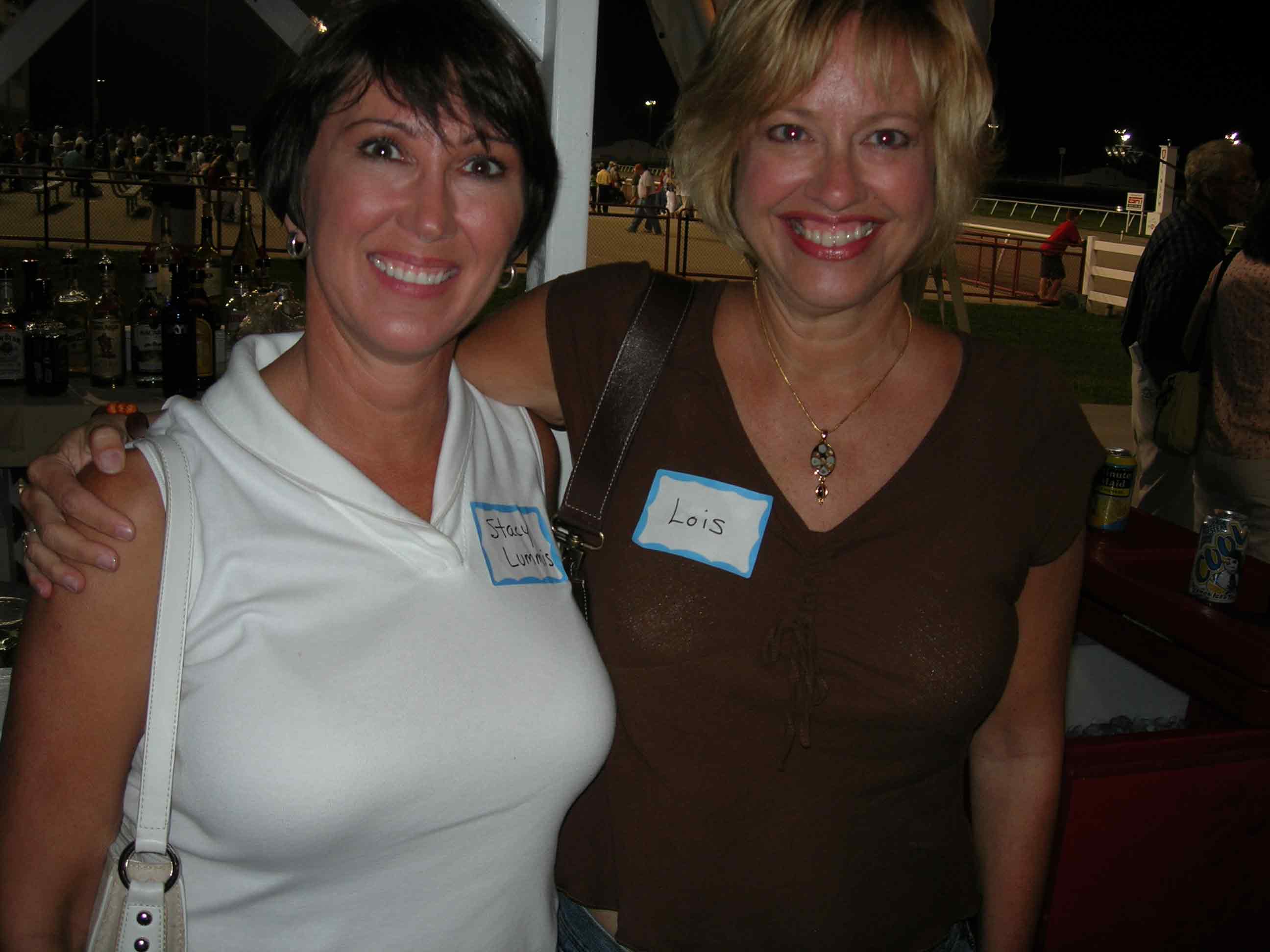 Stacy Lummis and Lois Amadon