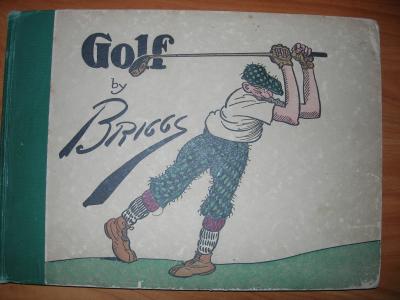 Inscribed by Briggs with a nice original golfing cartoon
