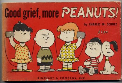 Good Grief, More Peanuts! (1956) (Inscribed with original drawing of Snoopy)