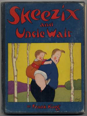 Skeezix and Uncle Walt (1929) (inscribed with original drawing)