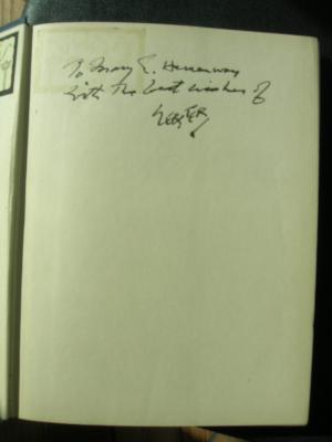 Another inscribed copy