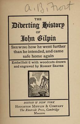 Frost's Copy of The Diverting History of John Gilpin