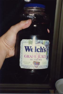 Welch's grape juice.  A former favorite. (1987)